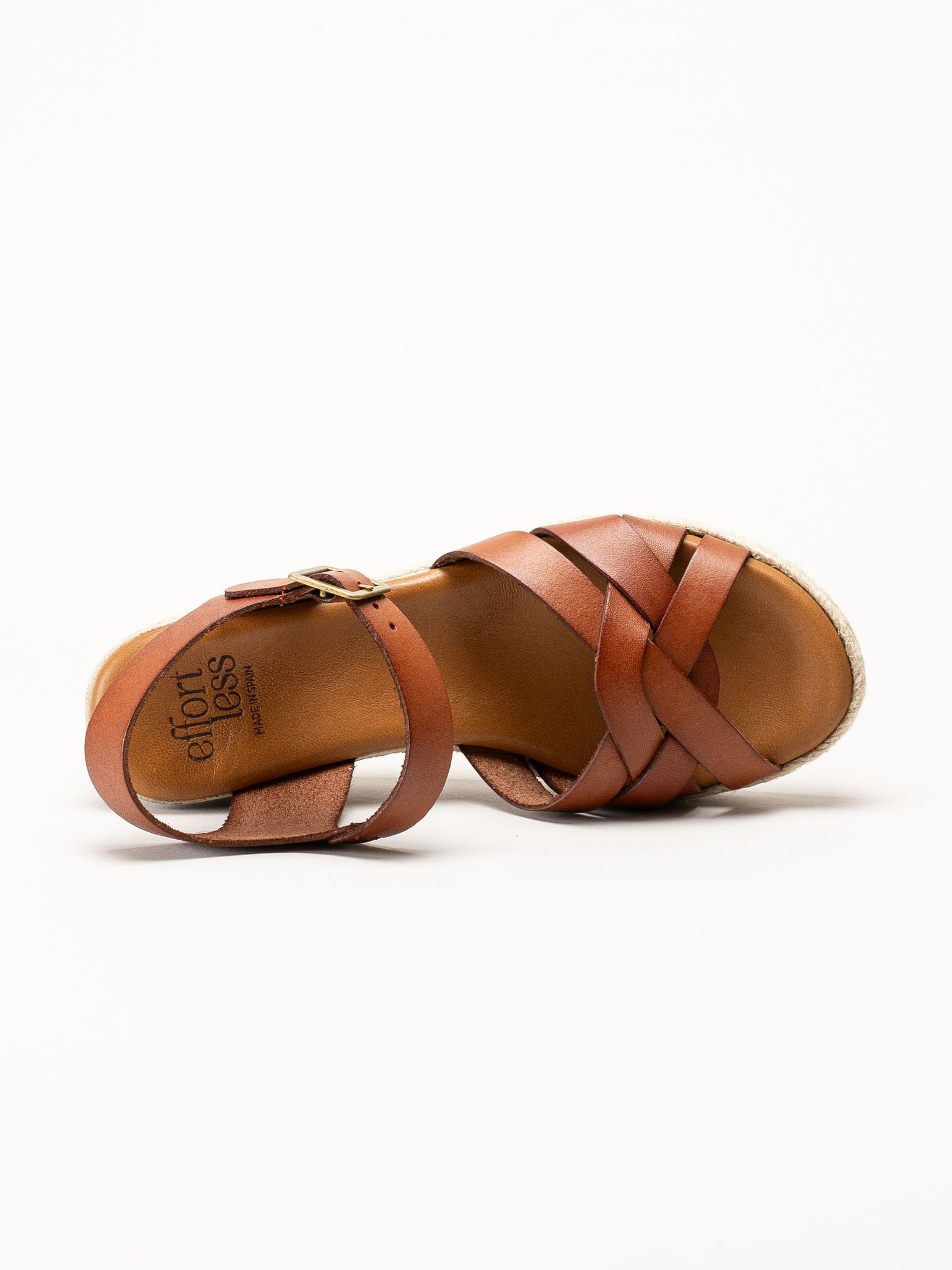 Effortless - Vaquetilla - Bruna sandaletter