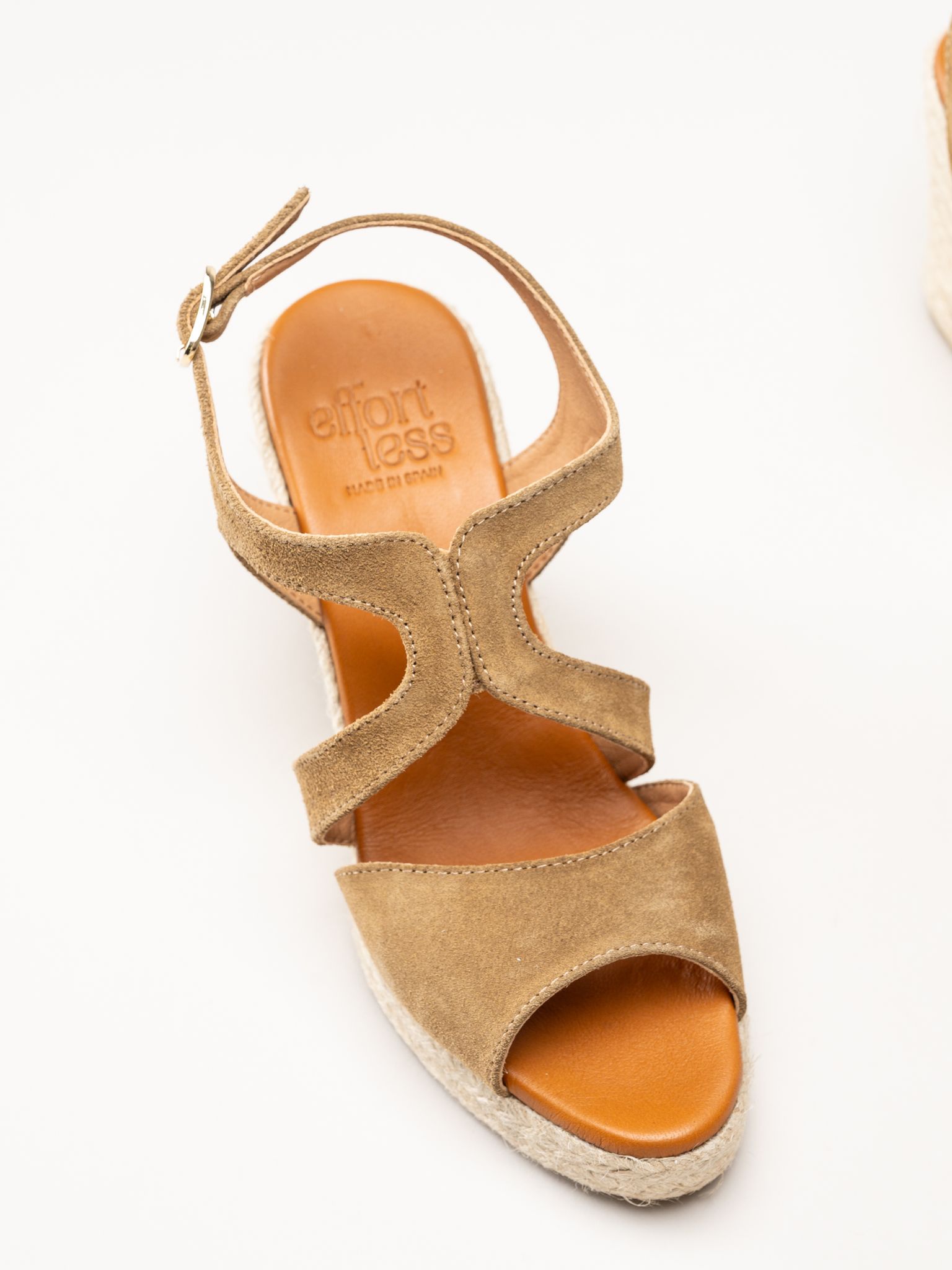 Effortless - Ljusbruna sandaletter