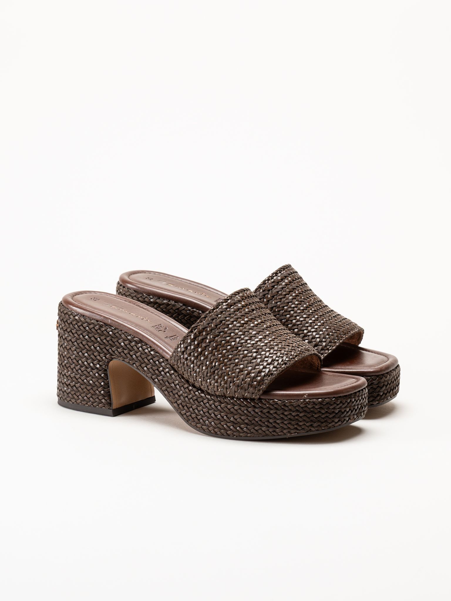 Tamaris - Mörkbruna mules
