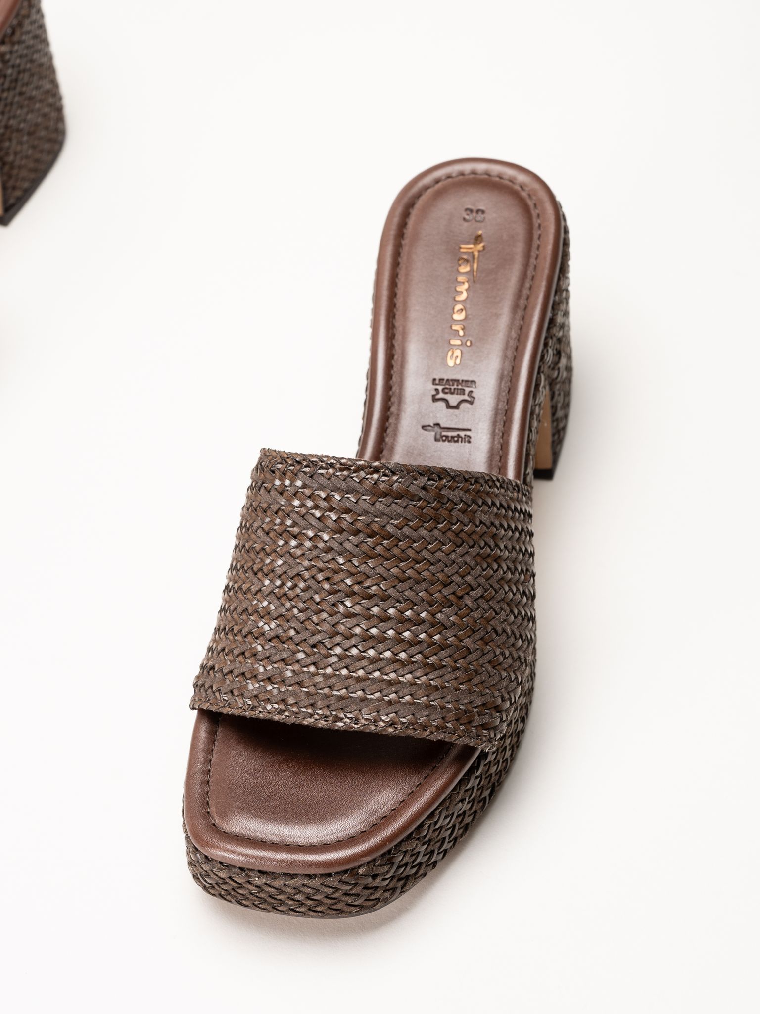 Tamaris - Mörkbruna mules
