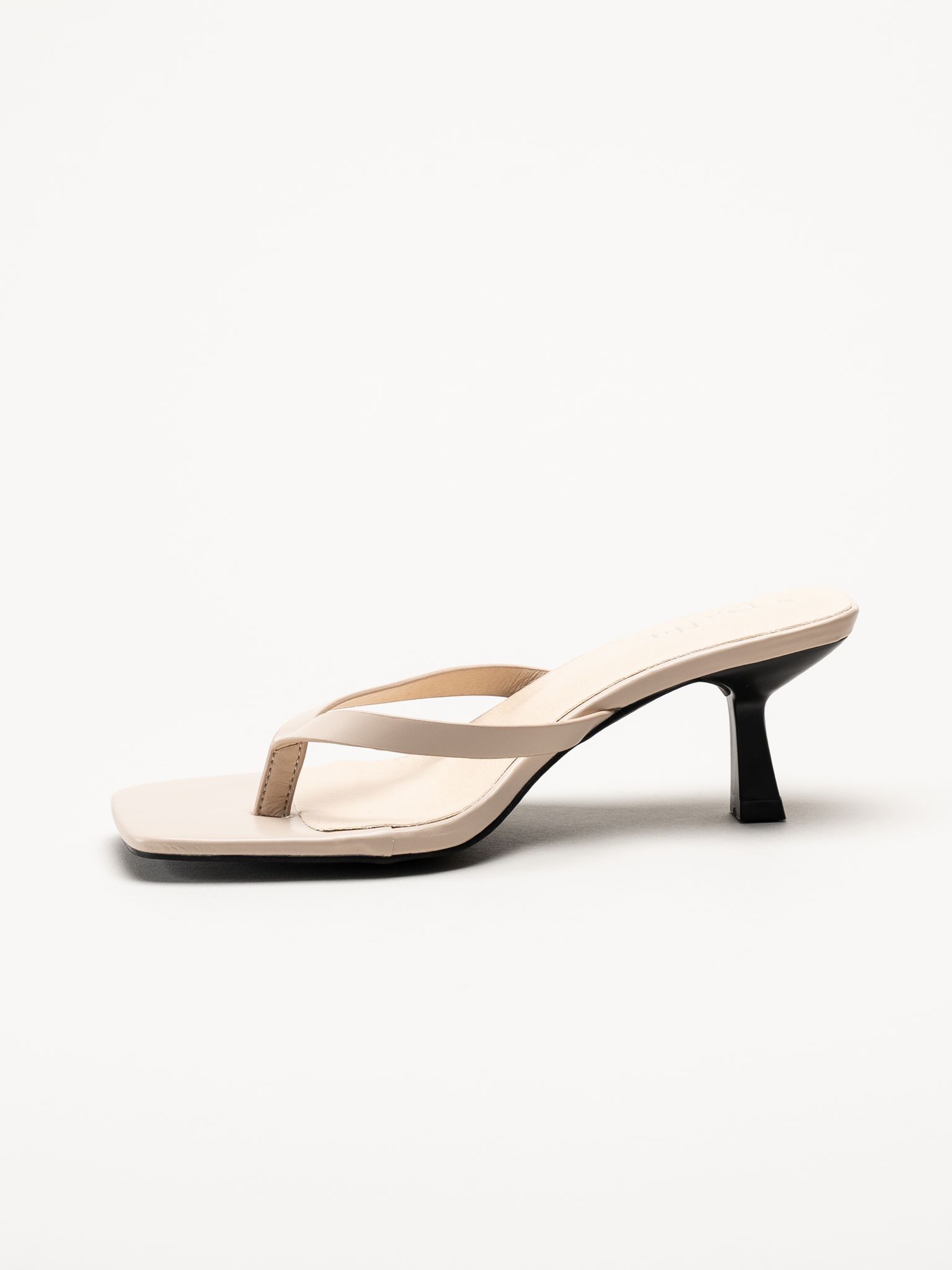 Duffy - Beige mules med tårem