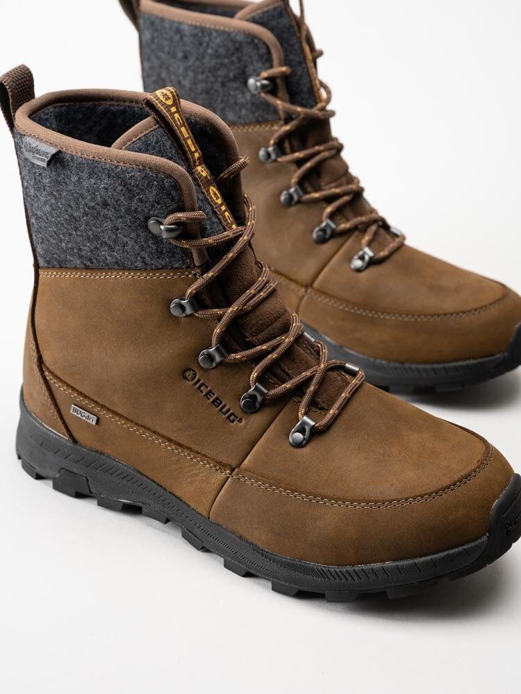 Icebug - Adak Wool Wmns Michelin - Bruna vinterkängor i nubuck