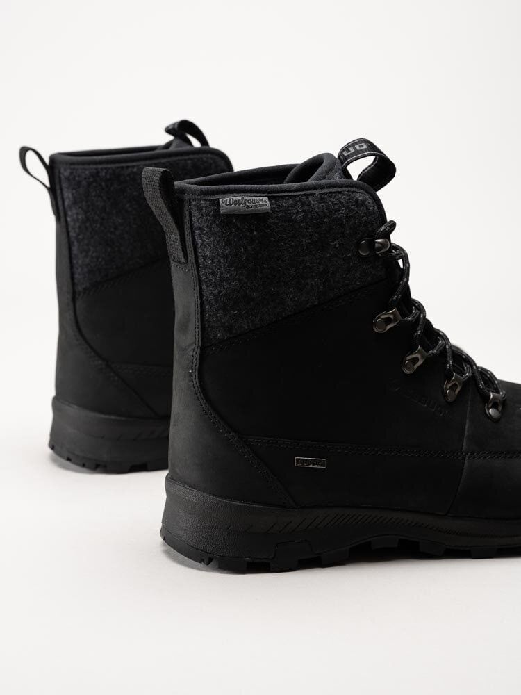 Icebug - Adak Wool Wmns Michelin - Svarta vinterkängor i nubuck