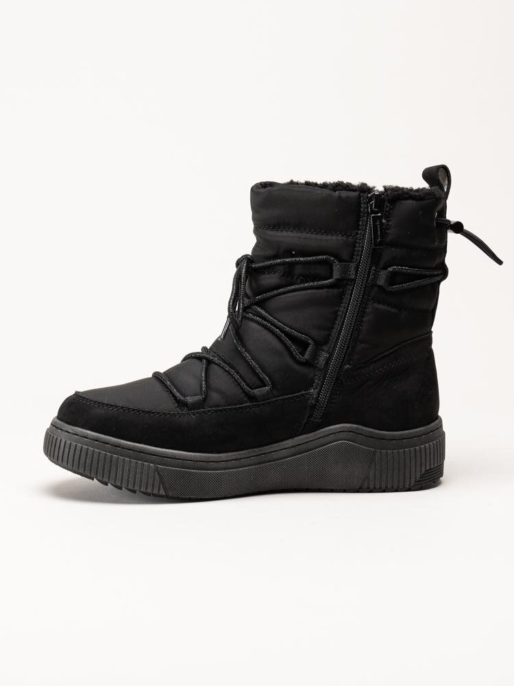 Tamaris Wide - Svarta varmfodrade boots