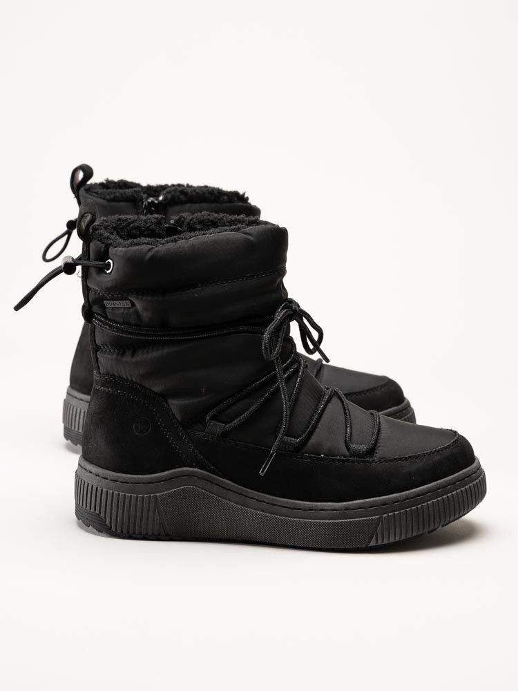 Tamaris Wide - Svarta varmfodrade boots