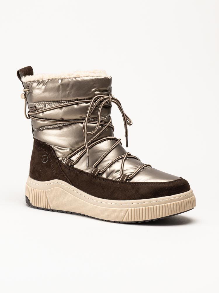 Tamaris Wide - Bruna varmfodrade boots