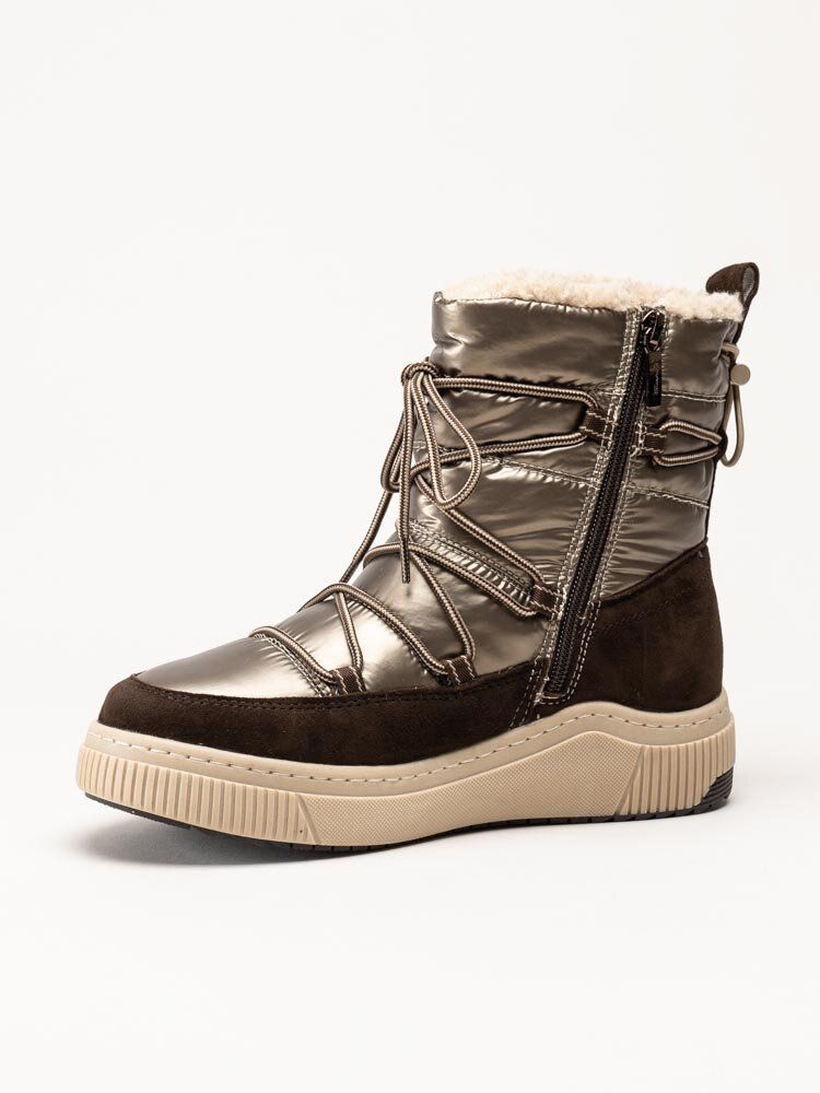 Tamaris Wide - Bruna varmfodrade boots