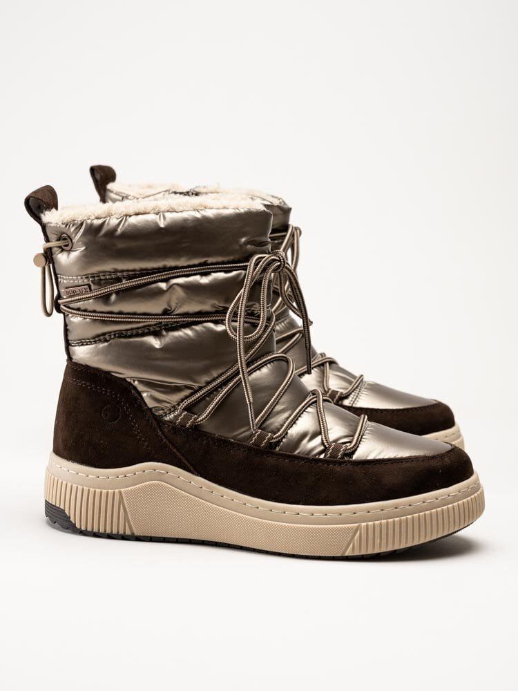 Tamaris Wide - Bruna varmfodrade boots