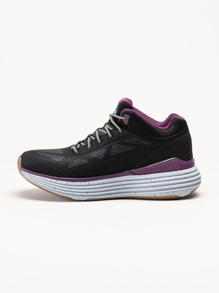 Skechers - Max Cushioning Suspension - Svart lila vattentäta kängor
