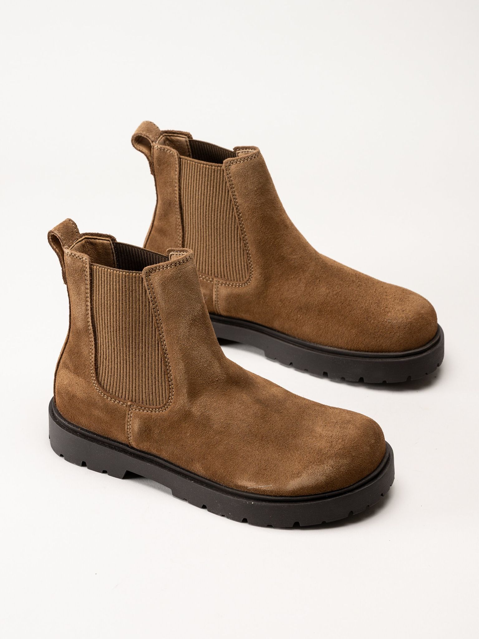 Birkenstock - Highwood Slip On - Bruna chelsea boots i mocka