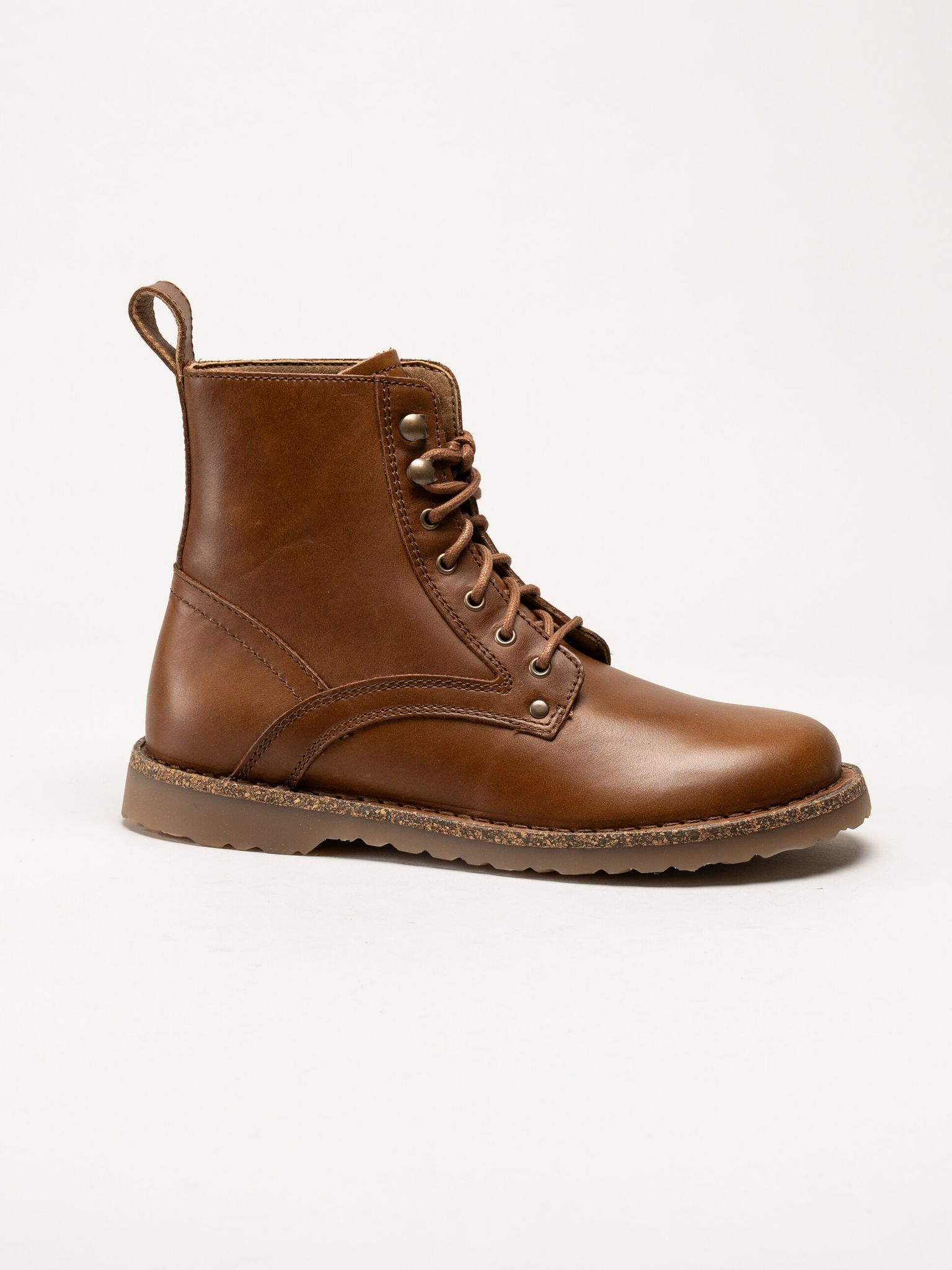 Birkenstock - Bryson Natural leather - Bruna kängor i skinn