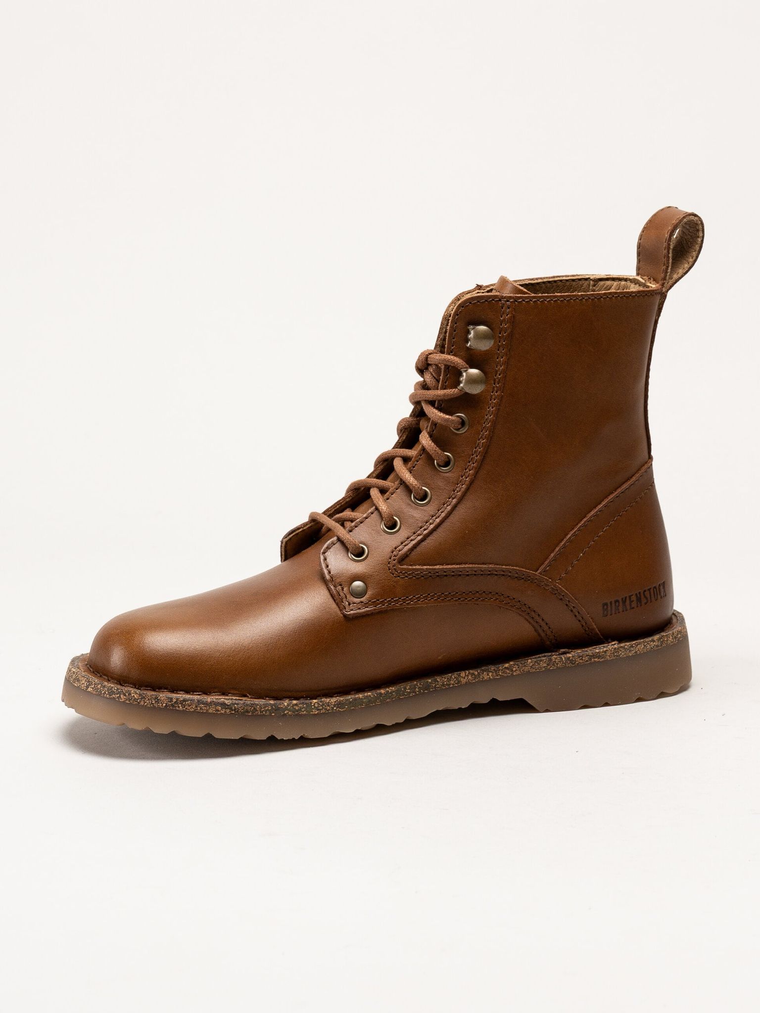 Birkenstock - Bryson Natural leather - Bruna kängor i skinn