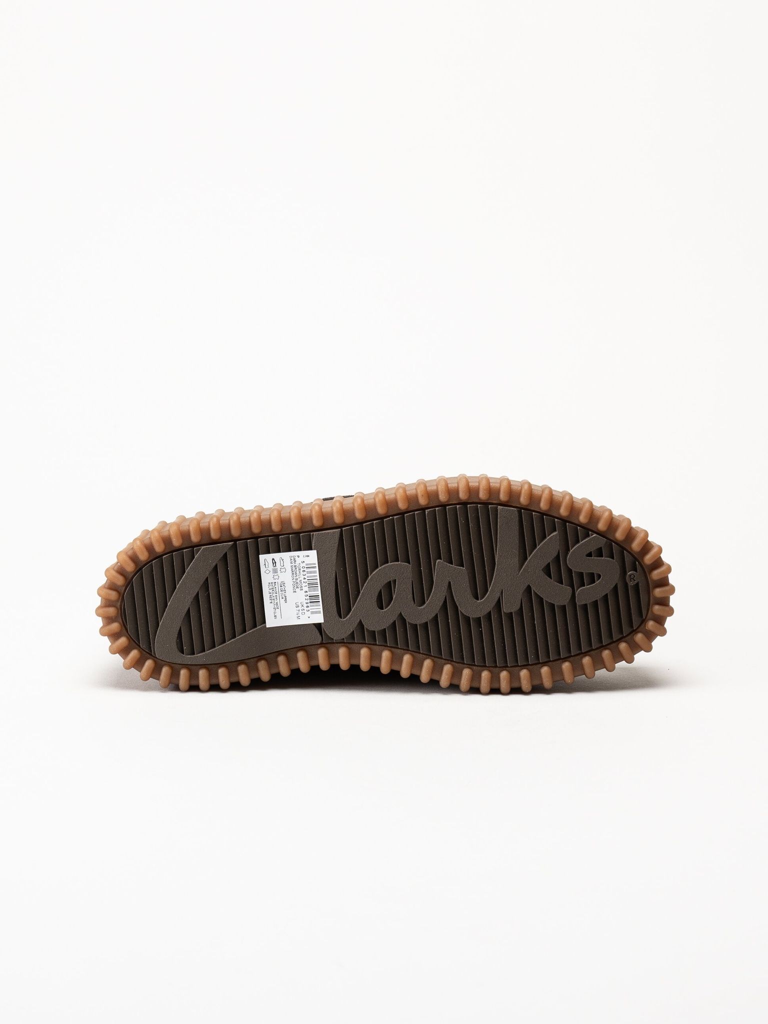 Clarks - Torhill Moss D - Mörkbruna kängor i mocka
