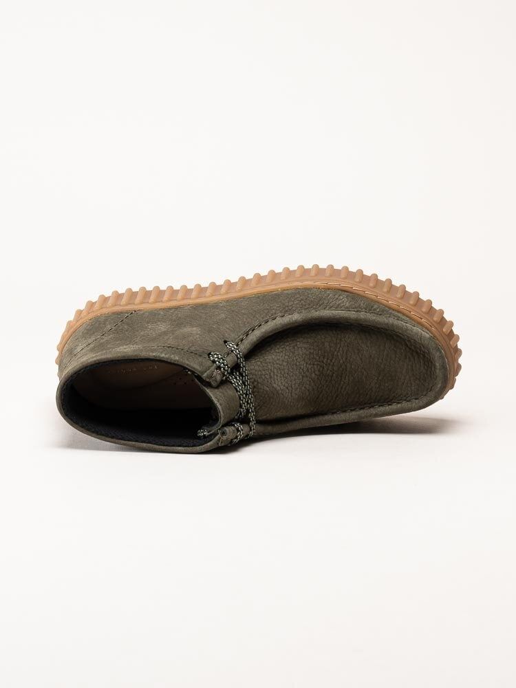 Clarks - Torhill Moss D - Gröna kängor i nubuck