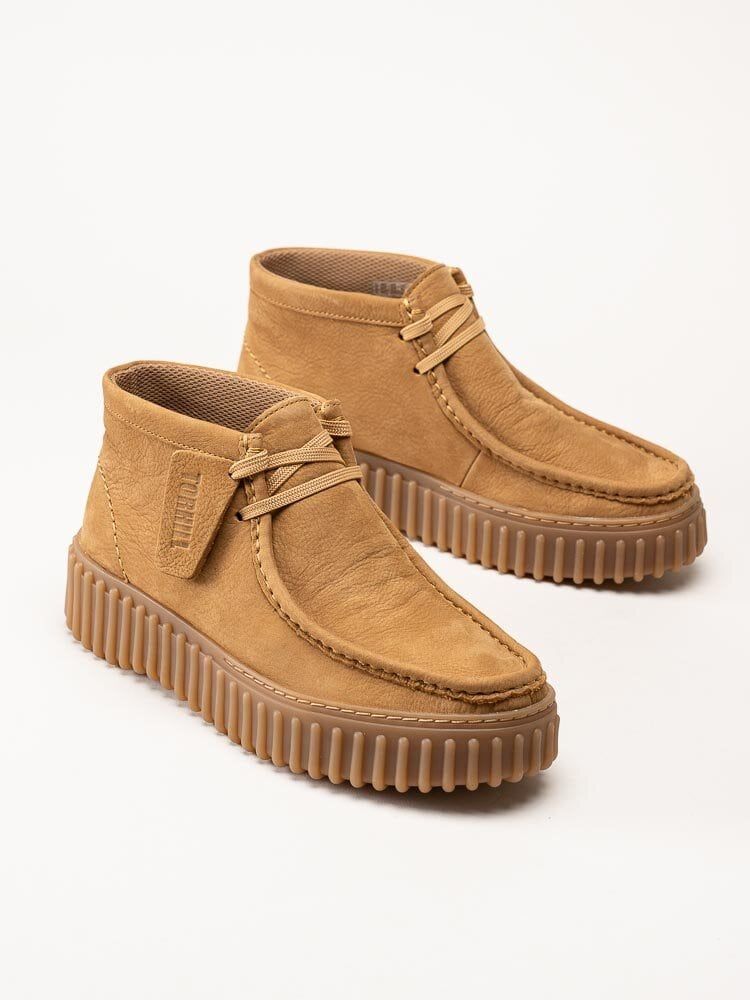 Clarks - Torhill Moss D - Bruna kängor i nubuck