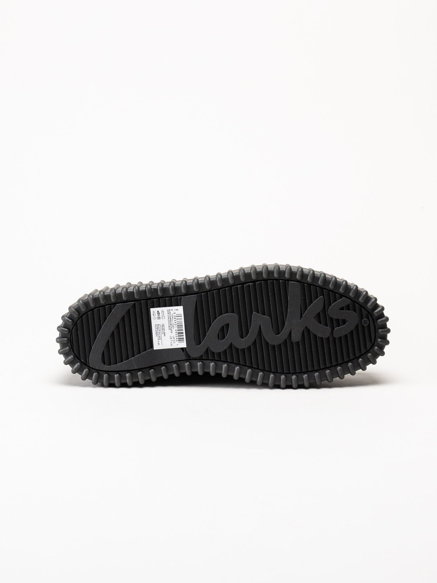 Clarks - Torhill Cozy - Svarta boots i mocka