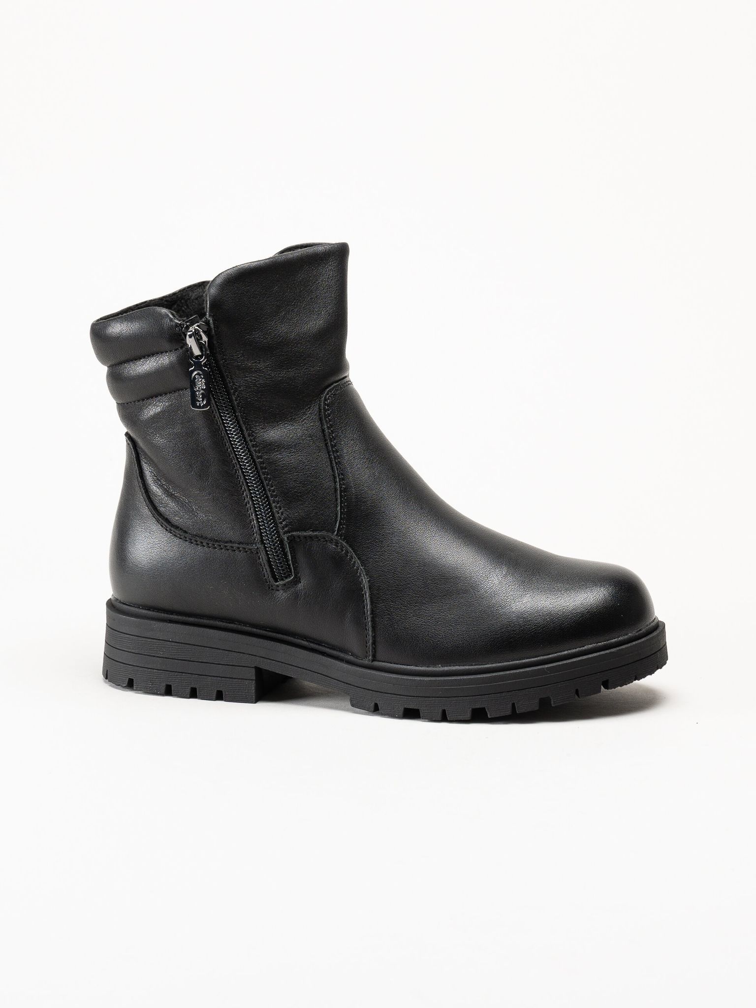 Soft Comfort - Sunberry brodd - Svarta broddkängor i skinn