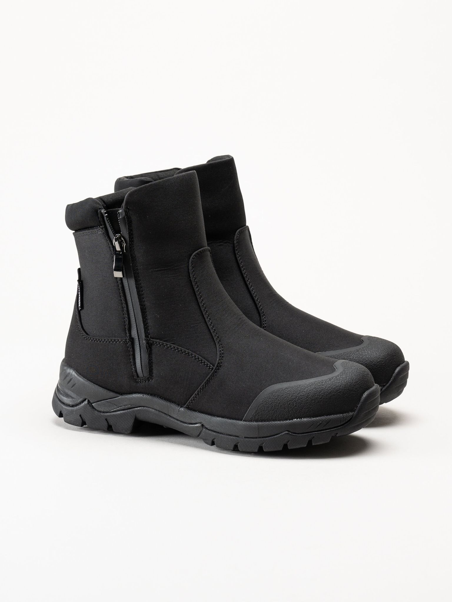 Eskimo - Bedford Studs - Svarta fodrade boots med dubbar