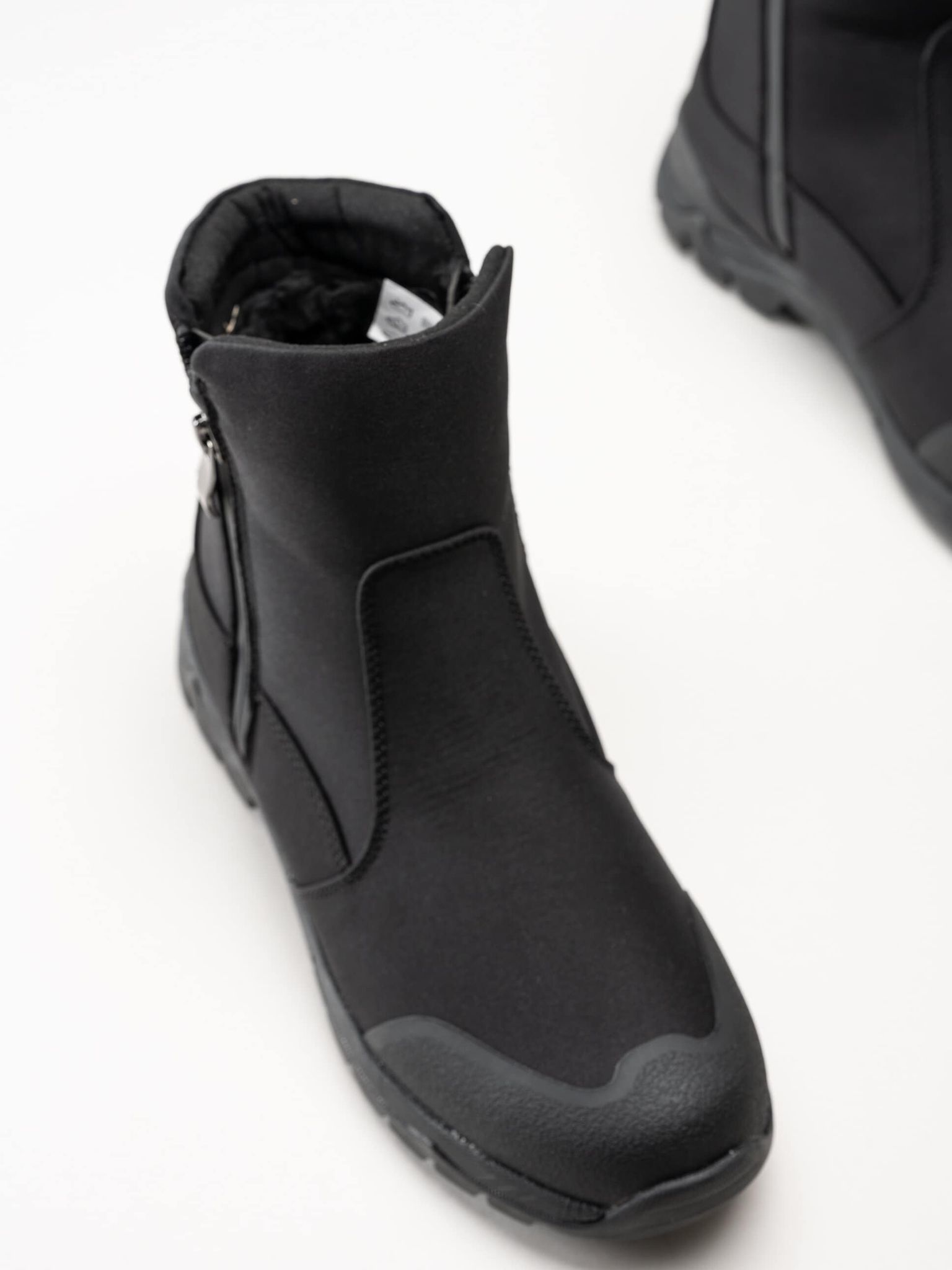 Eskimo - Bedford Studs - Svarta fodrade boots med dubbar