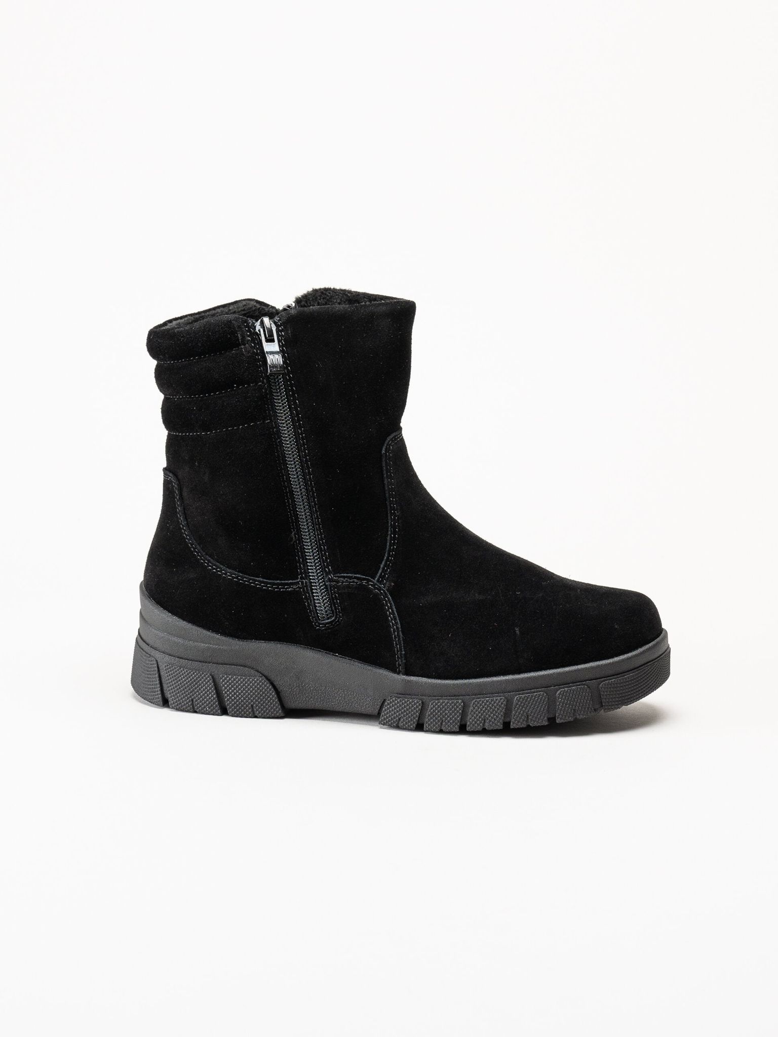 Wildflower - Selhurst - Svarta fodrade boots i mocka