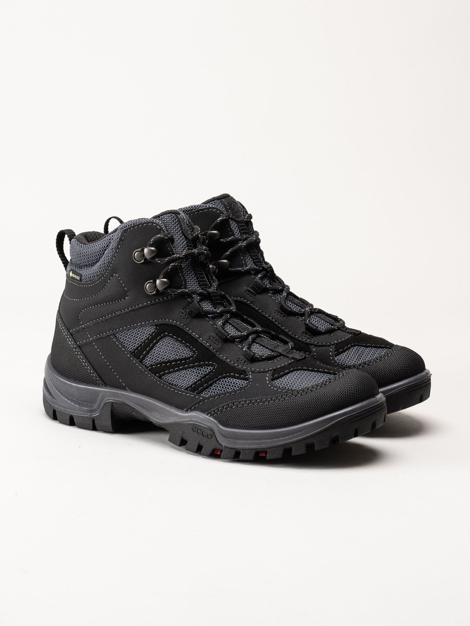 Ecco - Xpedition GTX - Svarta vandringskängor med Gore-Tex