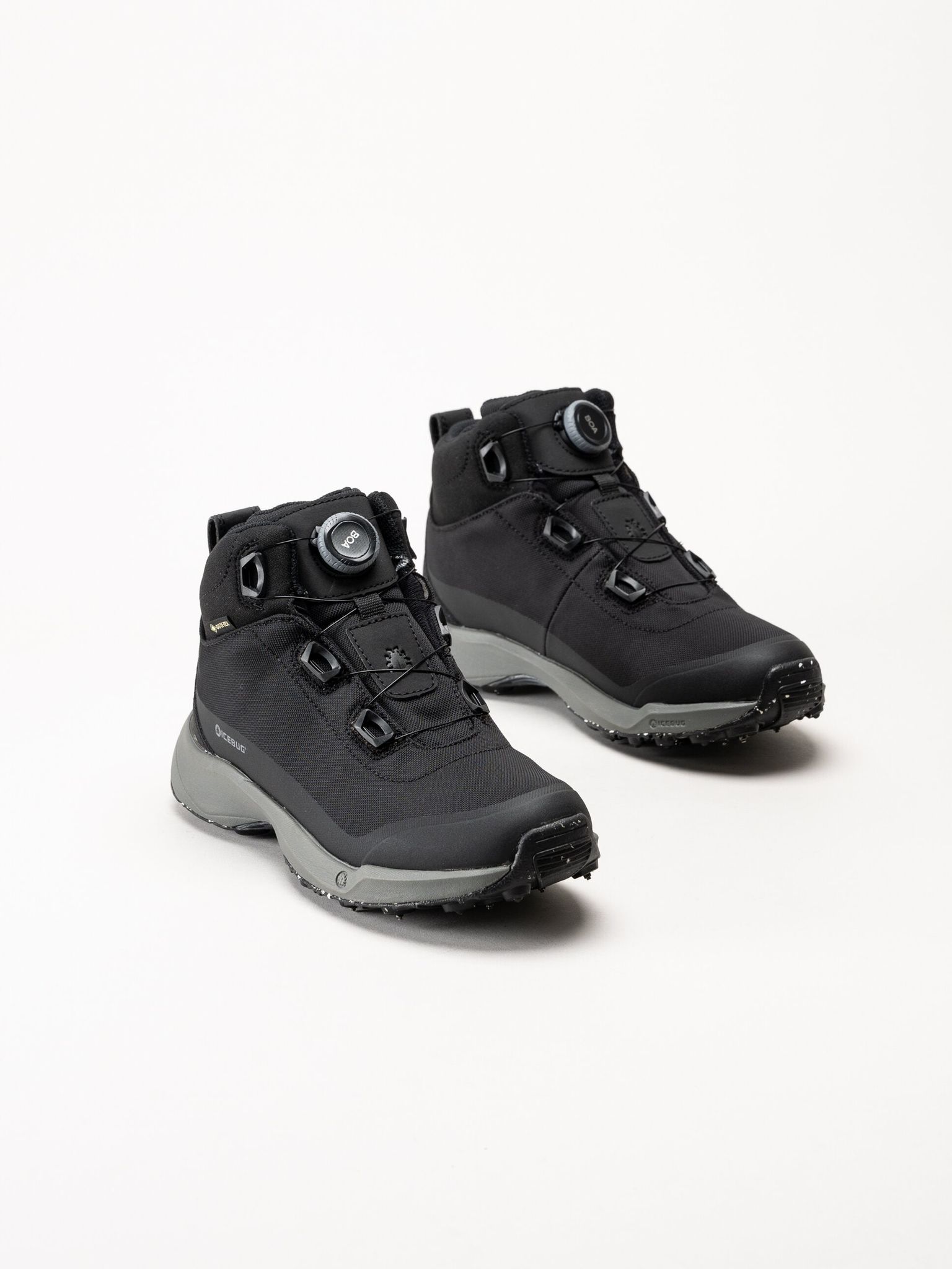 Icebug - Stavre BUGrip GTX - Svarta vandringskängor med dubbar