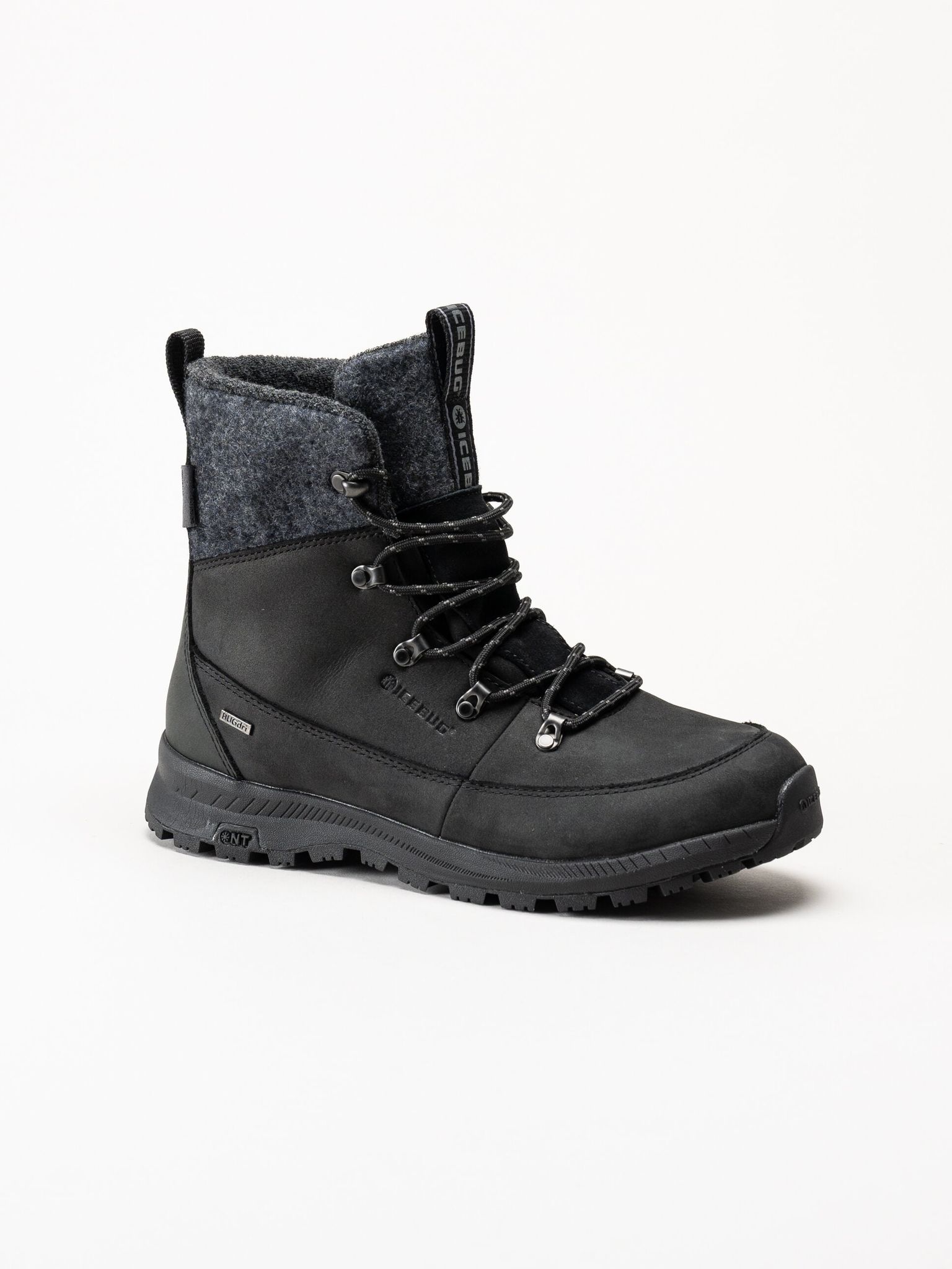 Icebug - Adak ReWool NT - Svarta vinterkängor