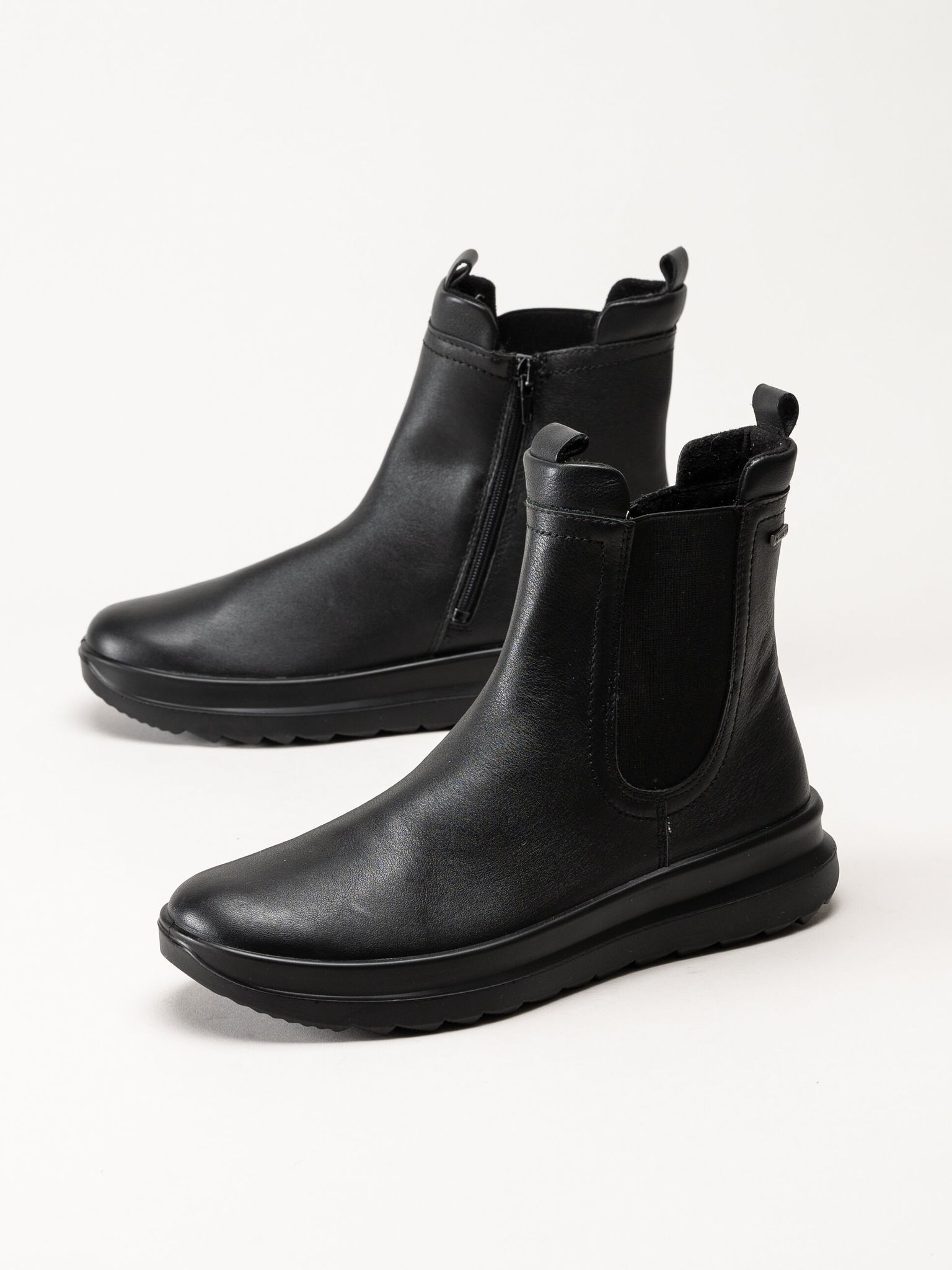 Legero - Dreamer - Svarta boots i skinn med Gore-Tex