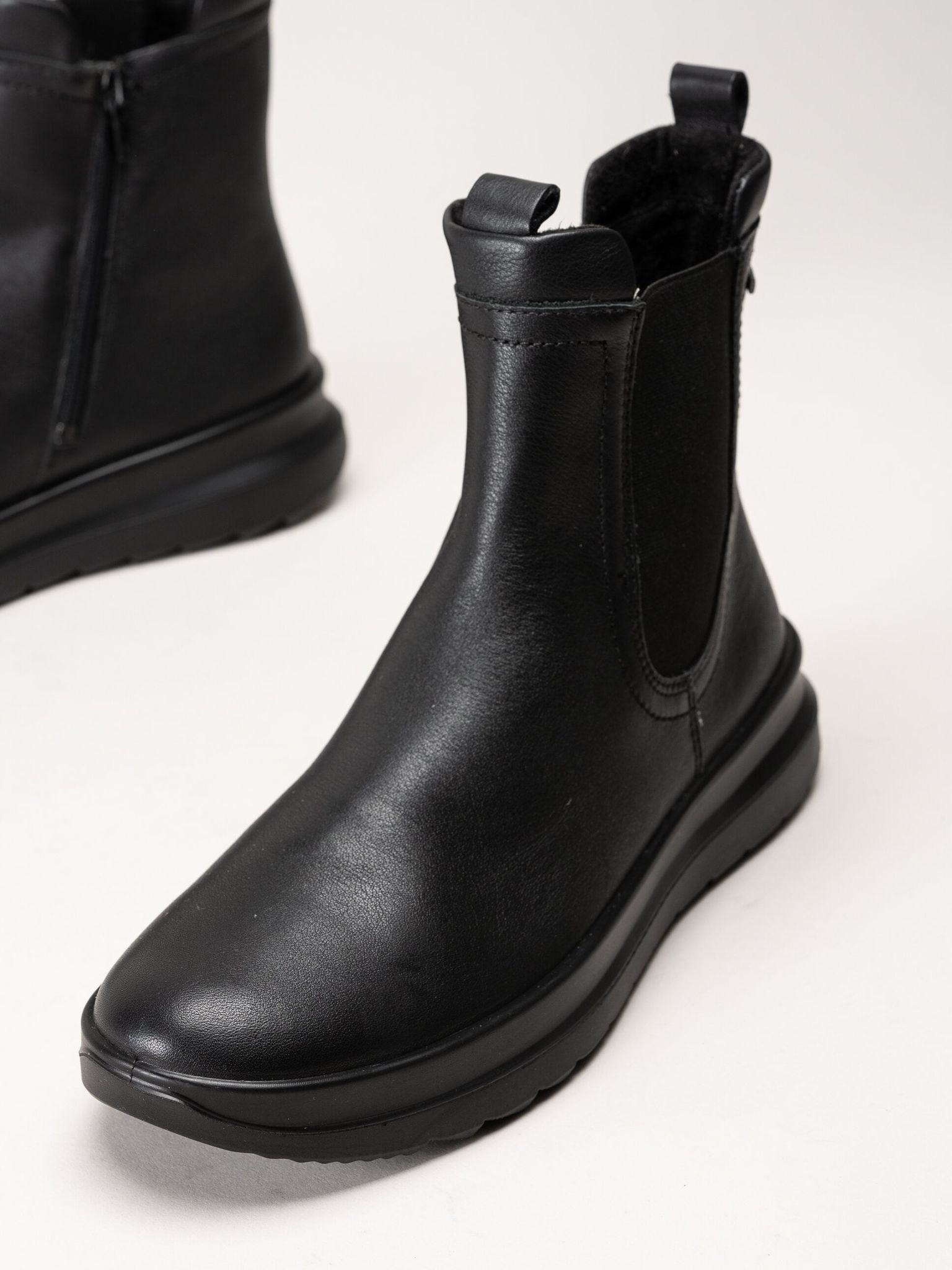 Legero - Dreamer - Svarta boots i skinn med Gore-Tex