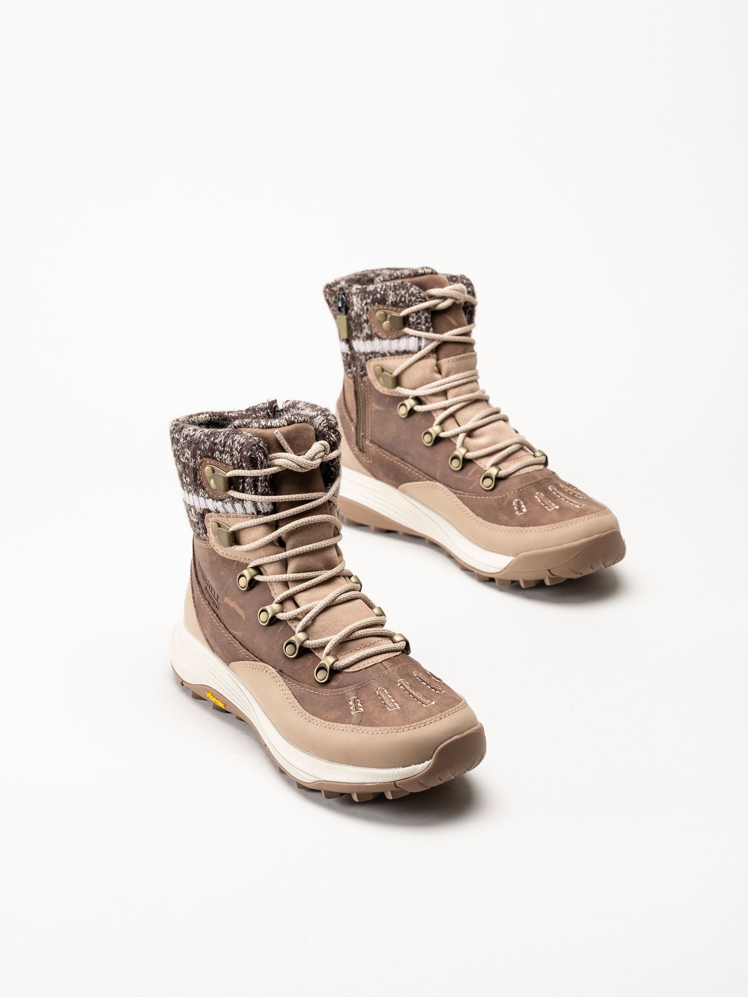 Merrell - Siren 4 Thermo Mid Wp - Bruna fodrade kängor i nubuck