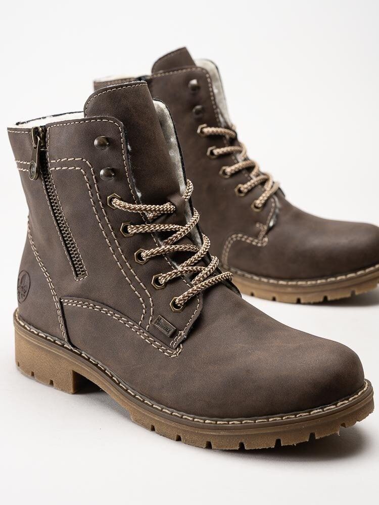 Rieker - Bruna fodrade kängor