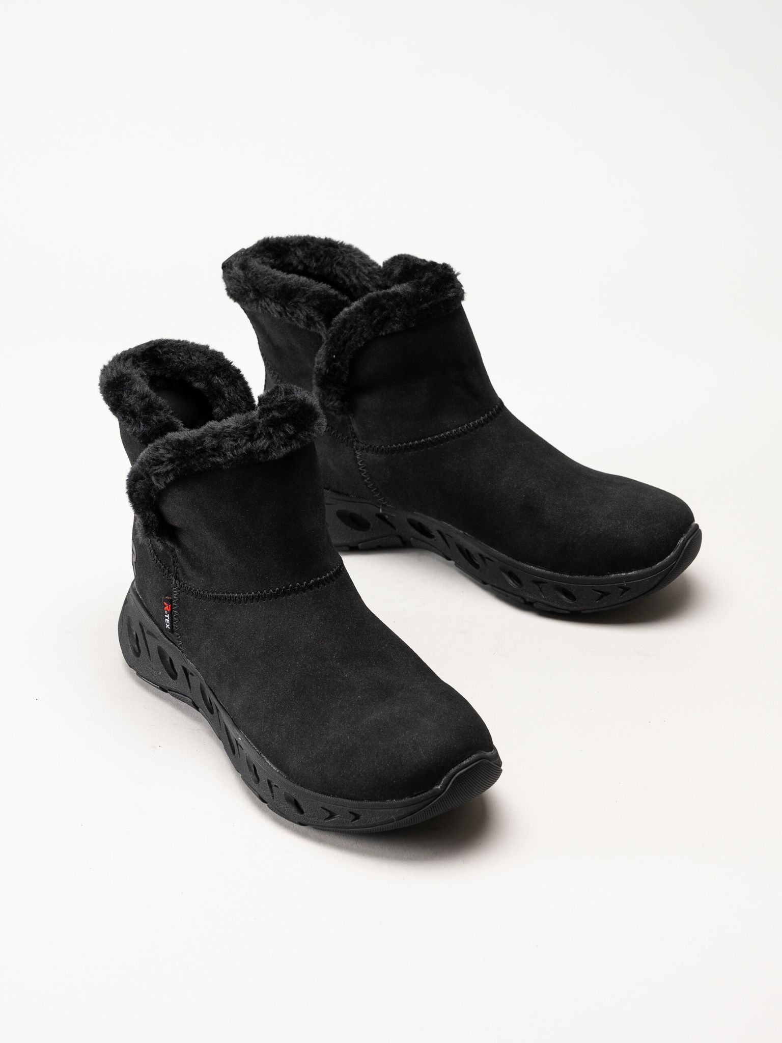 Rieker - Svarta varmfodrade boots