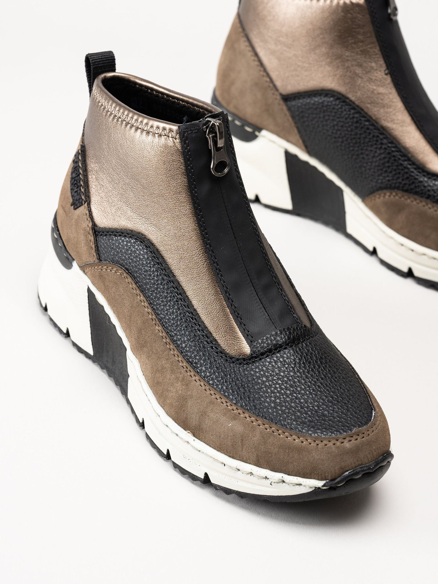Rieker - Bruna sneakerboots med kilklack