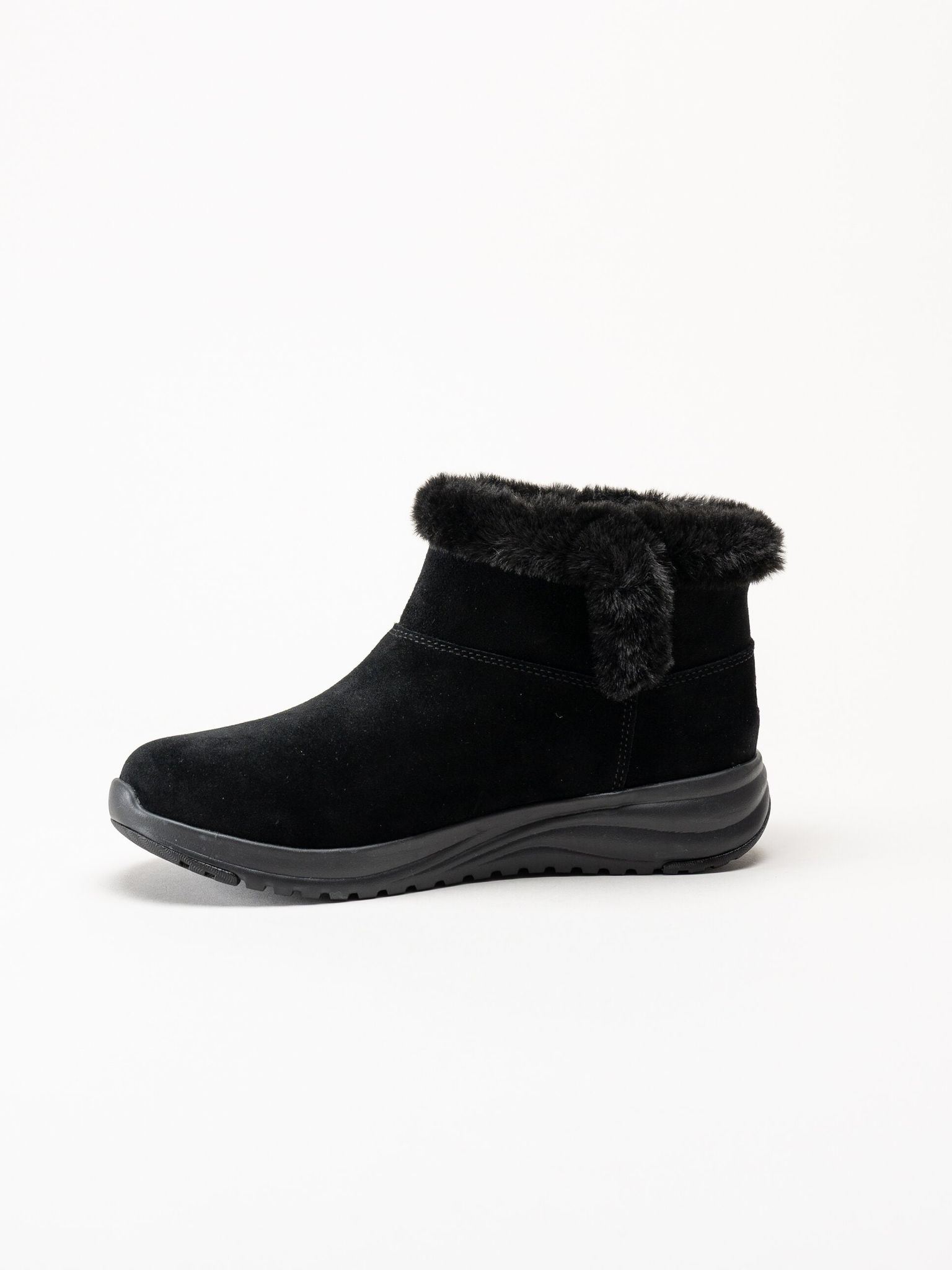 Skechers - On-The-Go Stellar - Svarta fodrade boots i mocka