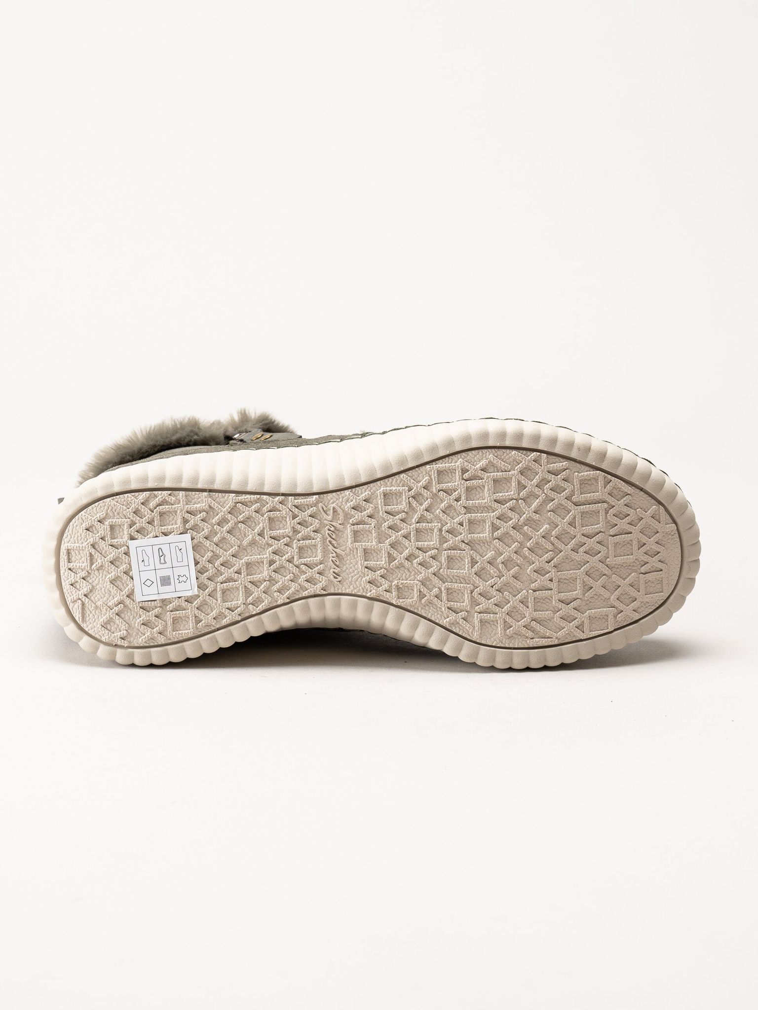 Skechers - Wilshire Blvd - Fresh Zip - Olivgröna fodrade boots