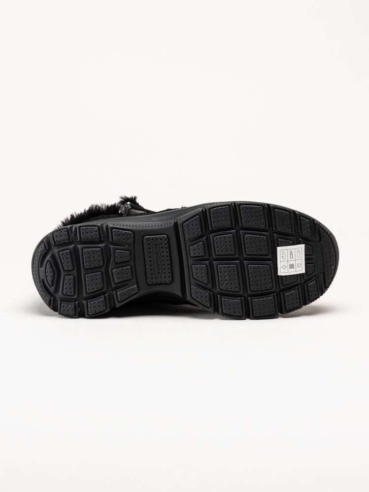 Skechers - Relaxed Fit- Easy Going - Svarta fodrade kängor i mocka