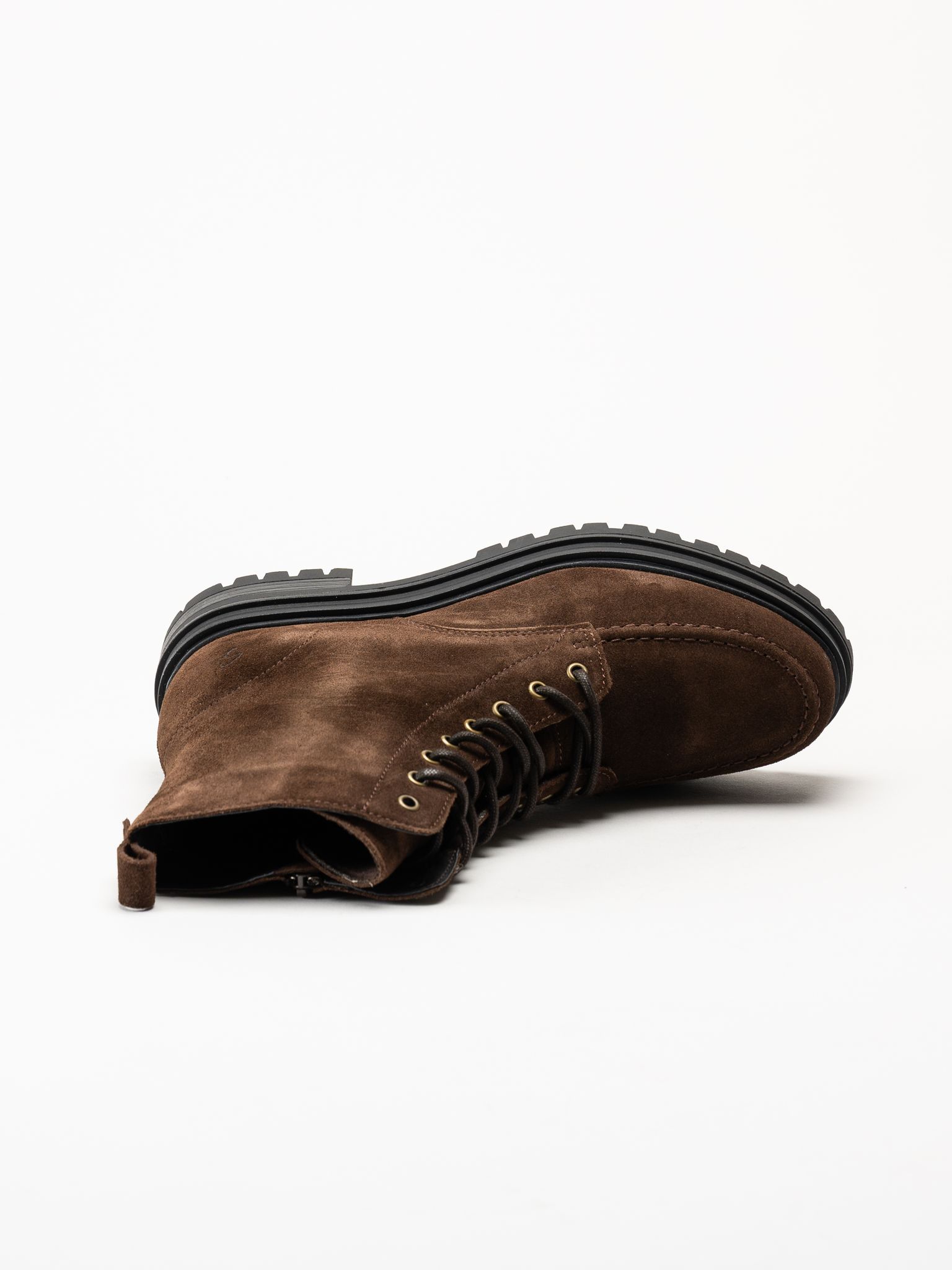 Shoedesign Copenhagen - Aspen Lace S - Mörkbruna snökänga i mocka