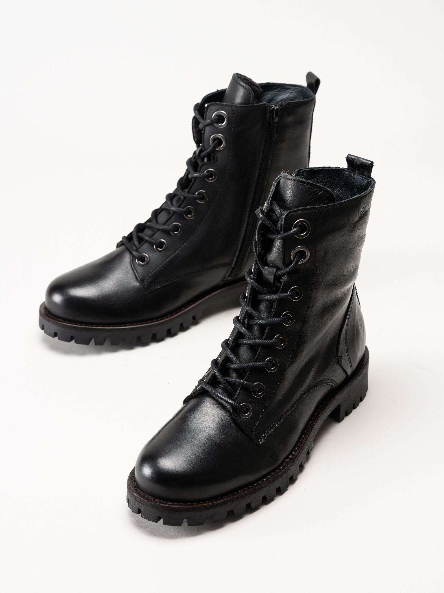 Rosa Negra - Svarta kängor i skinn