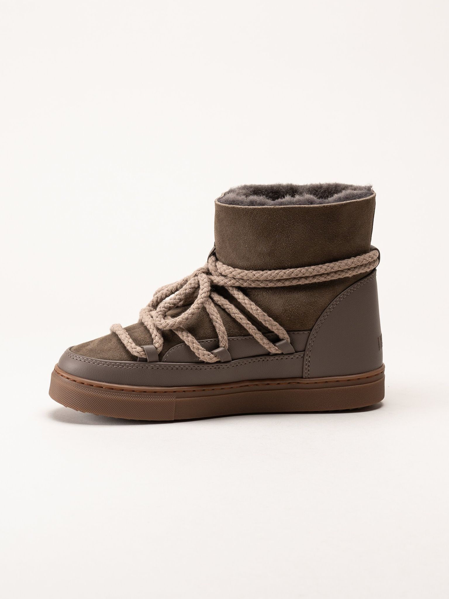 Inuikii - Classic - Taupe vinterboots med fårskinnsfoder