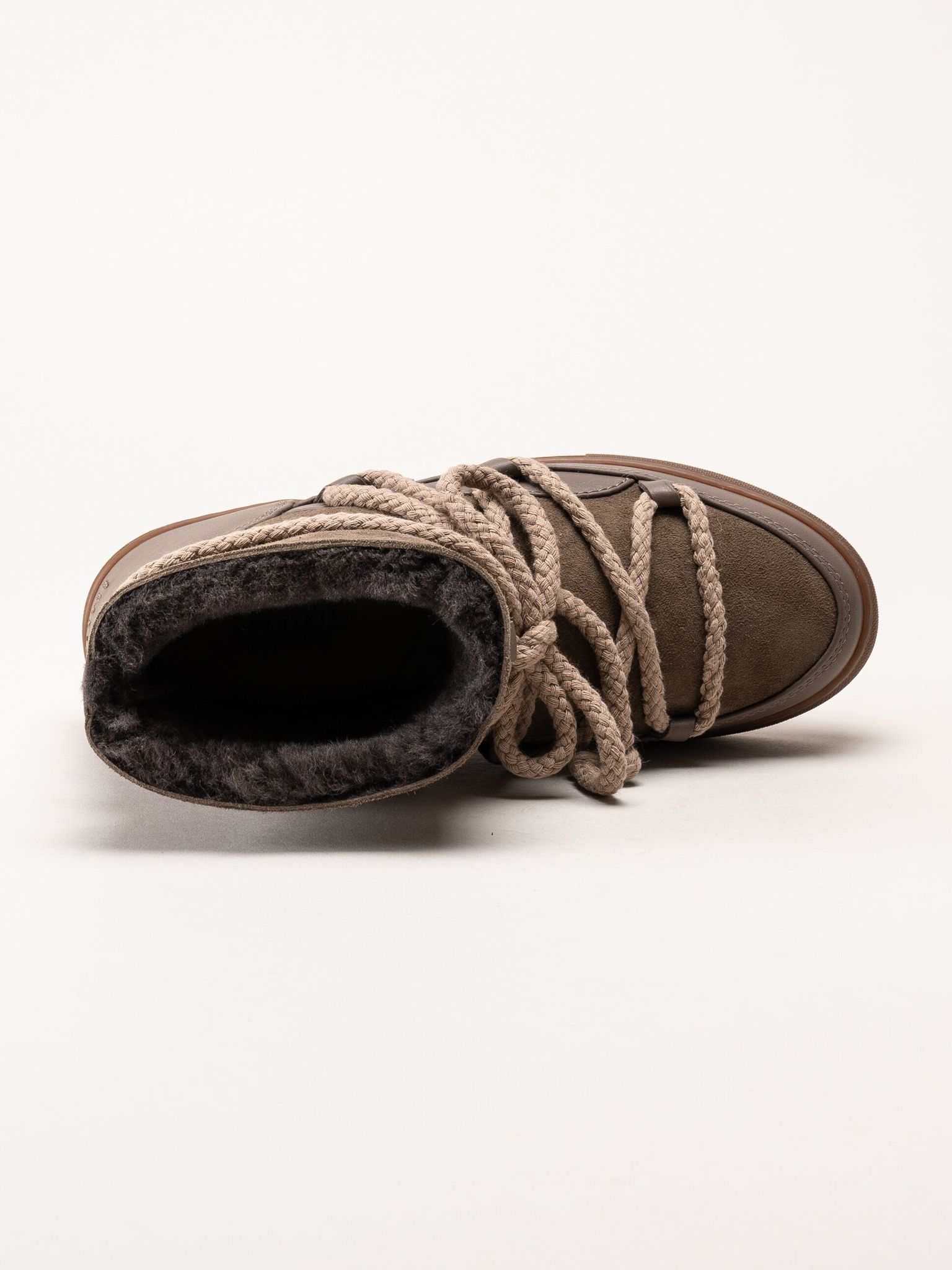 Inuikii - Classic - Taupe vinterboots med fårskinnsfoder