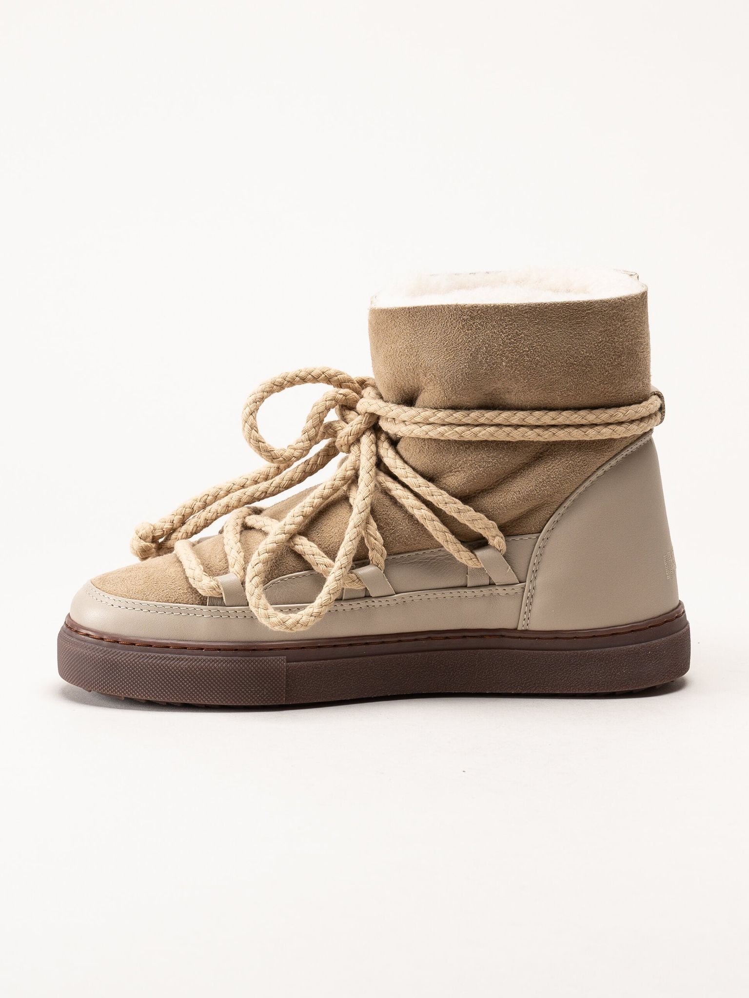 Inuikii - Classic - Beige vinterboots med fårskinnsfoder