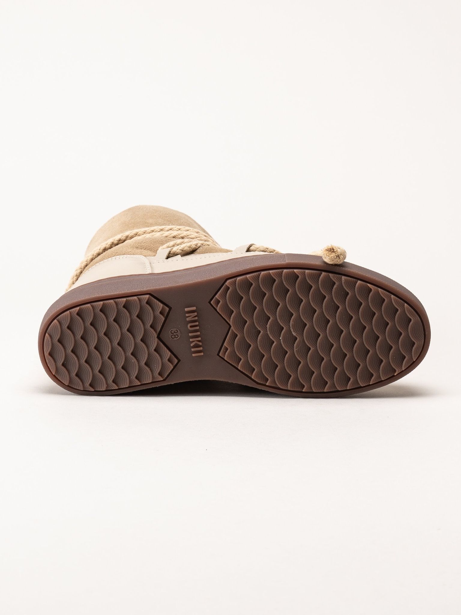 Inuikii - Classic - Beige vinterboots med fårskinnsfoder