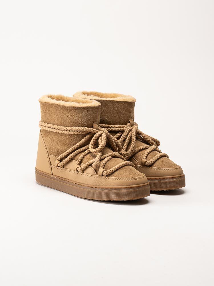 Inuikii - Classic - Beige vinterboots med fårskinnsfoder