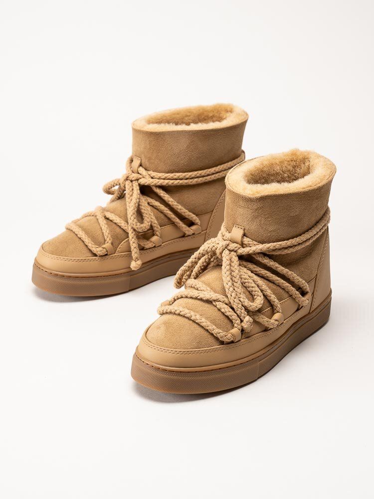 Inuikii - Classic - Beige vinterboots med fårskinnsfoder