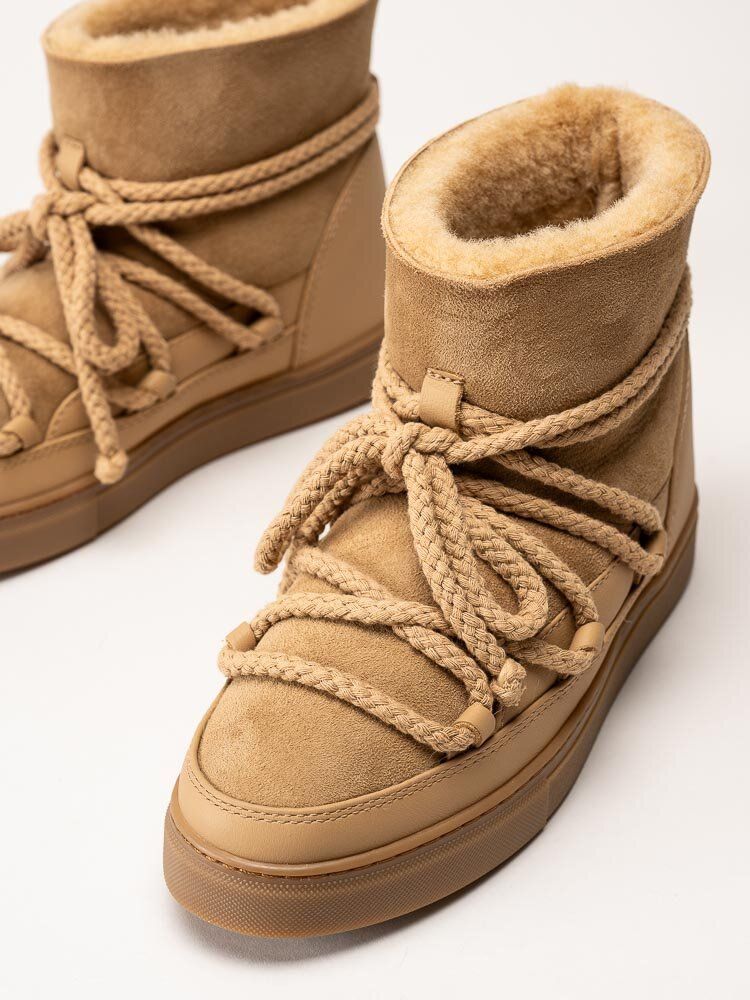 Inuikii - Classic - Beige vinterboots med fårskinnsfoder