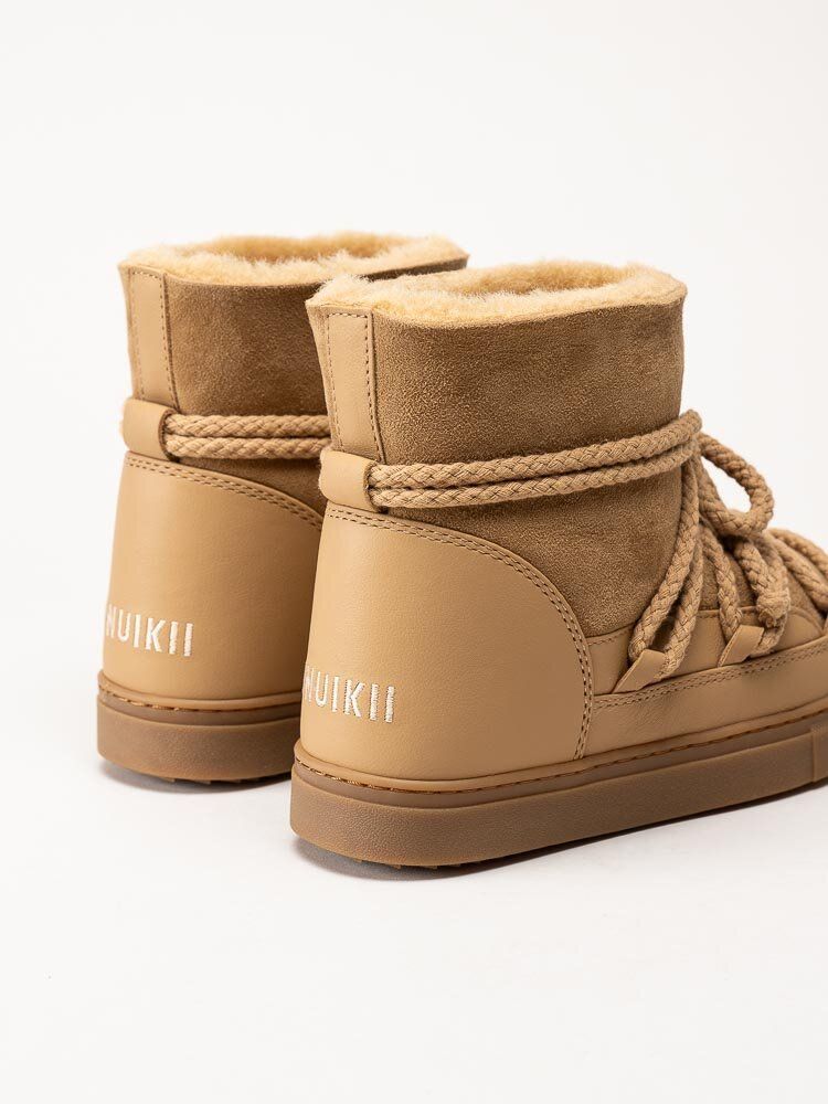 Inuikii - Classic - Beige vinterboots med fårskinnsfoder