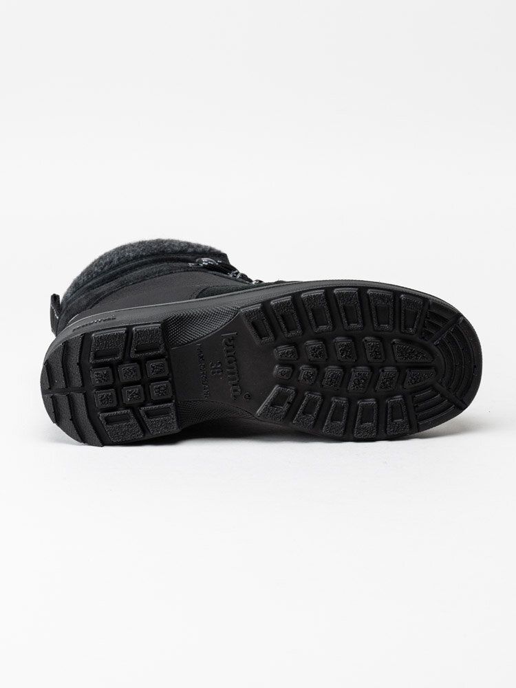 Kuoma - Tuisku - Svarta fodrade vinterboots