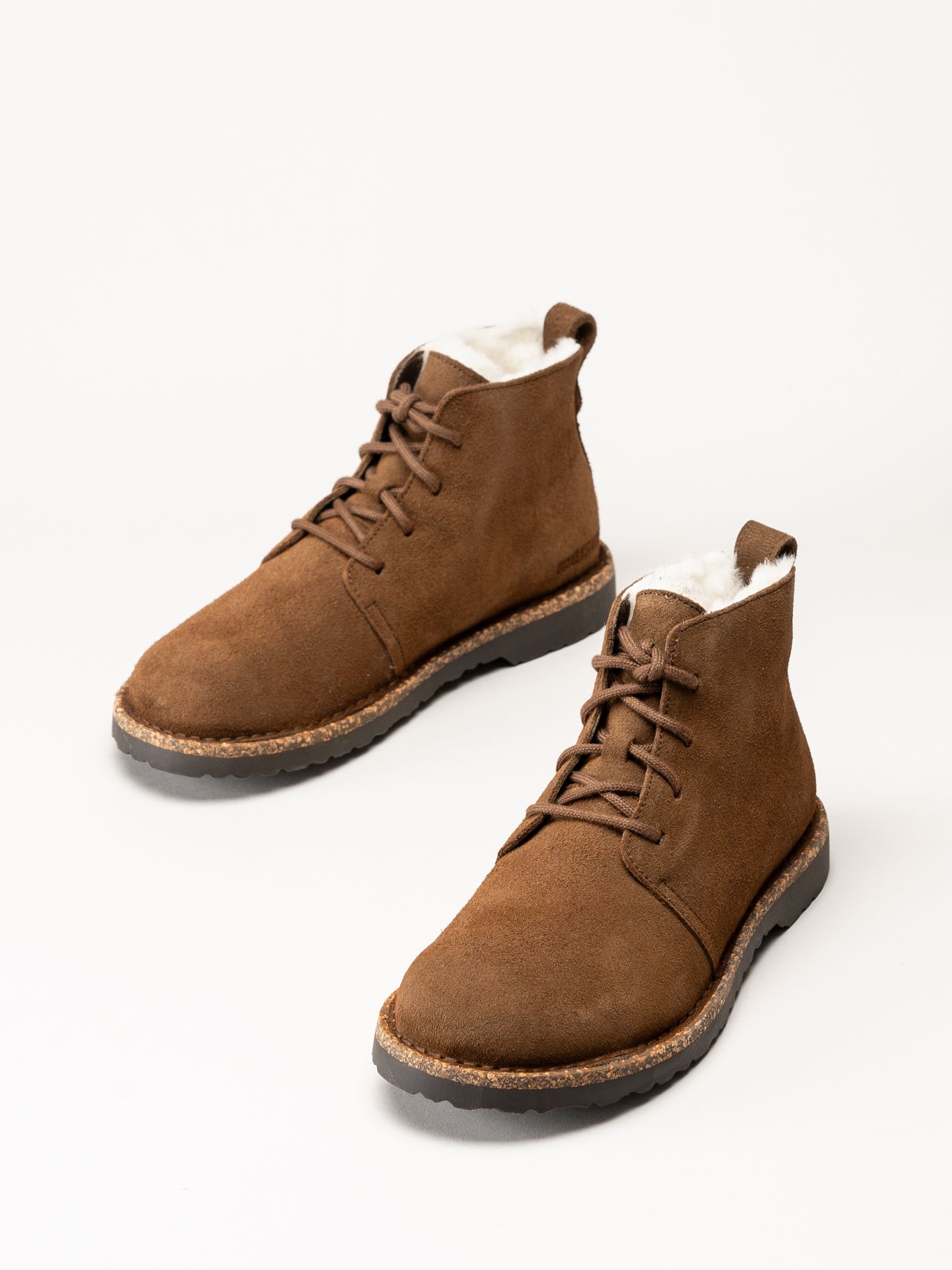 Birkenstock - Uppsala Mid Shearling - Bruna fodrade kängor