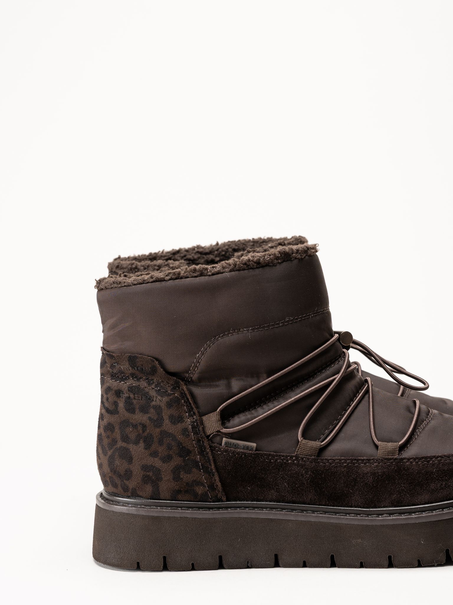 Tamaris - Wide fit - Mörkbruna fodrade boots