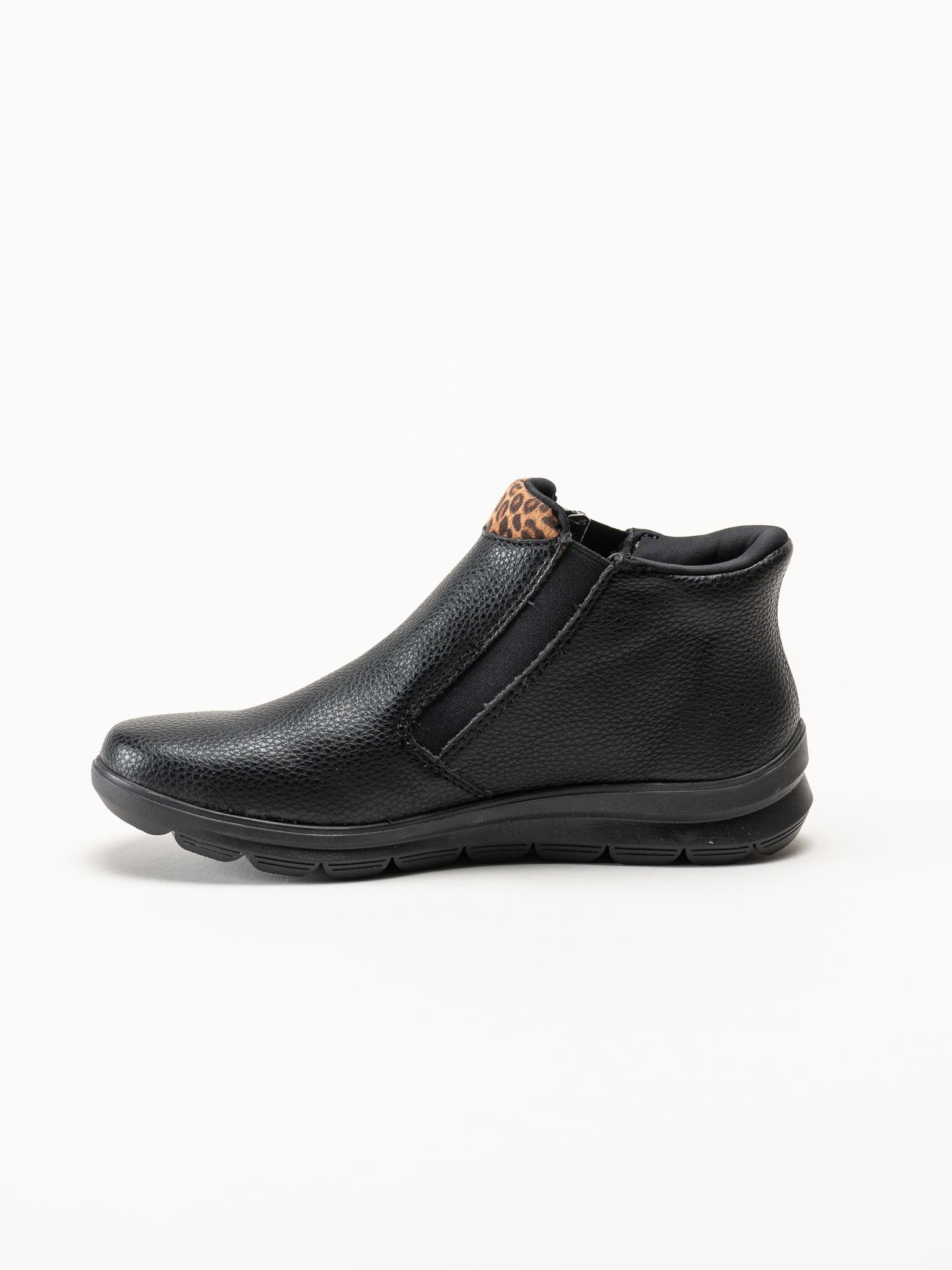 Rieker - Svarta fodrade boots